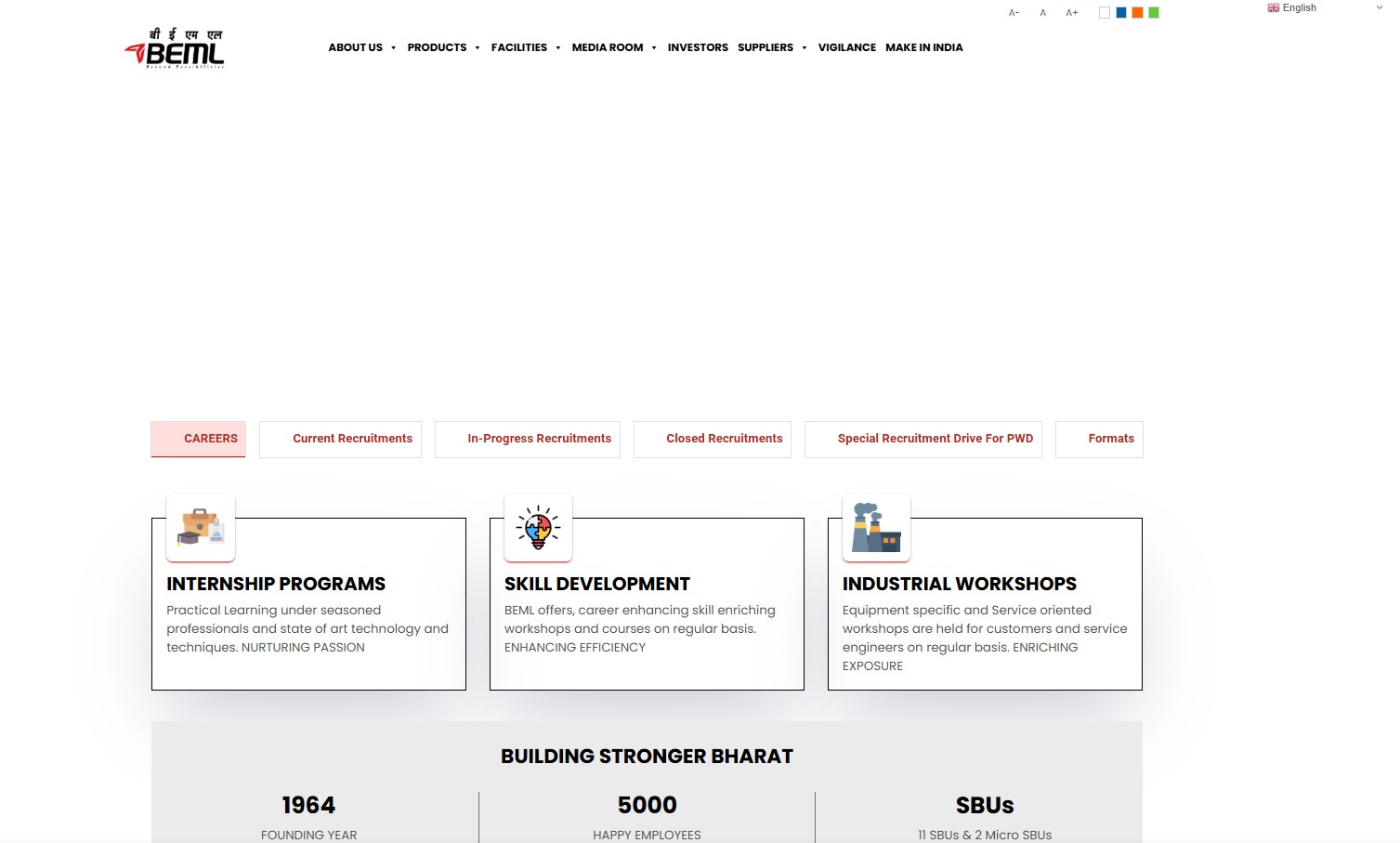 Candidates checking BEML Recruitment 2025 notification on official website