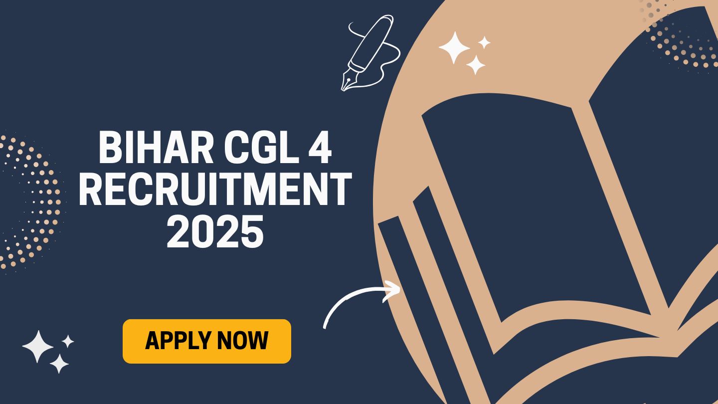 Step-by-step online application process for Bihar CGL 4 Recruitment 2025 on the official BSSC website including registration, form filling, document upload, fee payment, and submission.
