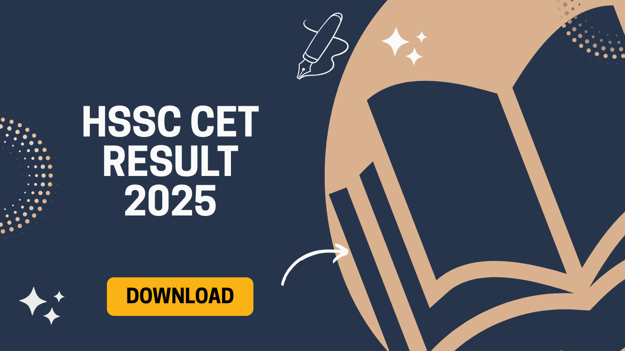HSSC CET Result 2025 Group C Scorecard Download