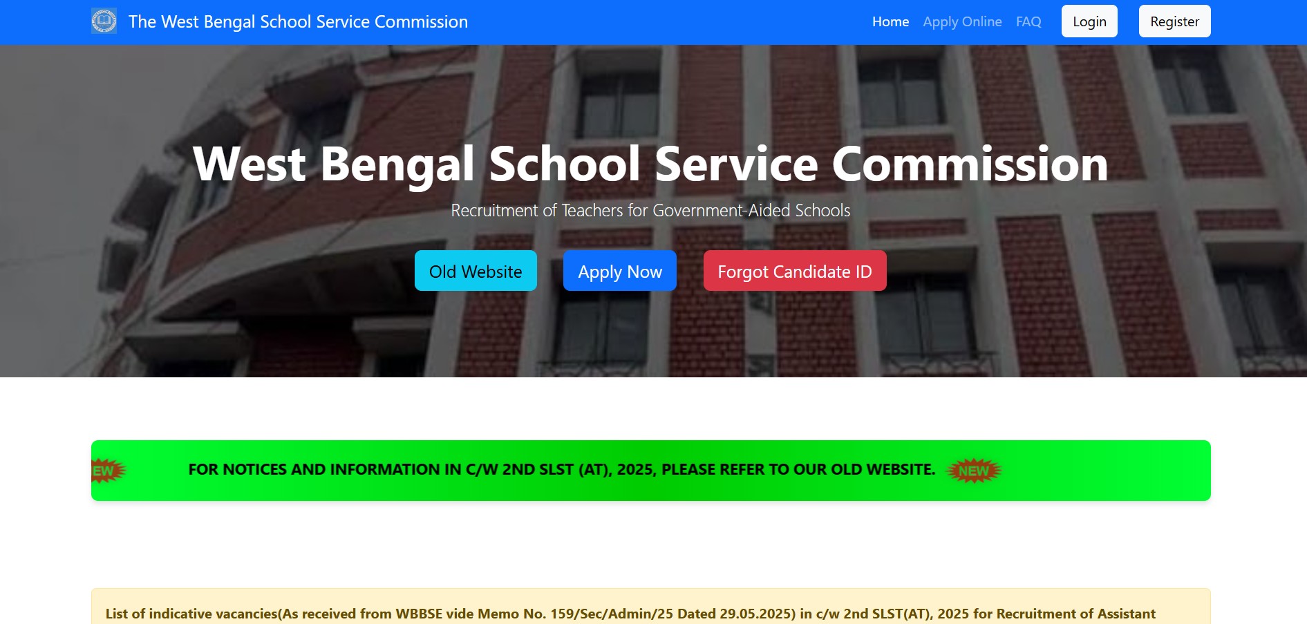 WBSSC Assistant Teacher Admit Card 2025 – Salary, Syllabus & Selection Process Details